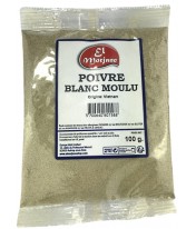 Poivre Blanc Moulu 100g